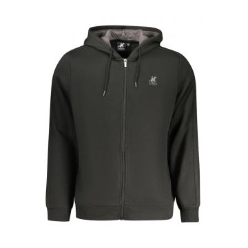 U.S. GRAND Hanorac barbati - cu fermoar - logo - Regular fit - Negru