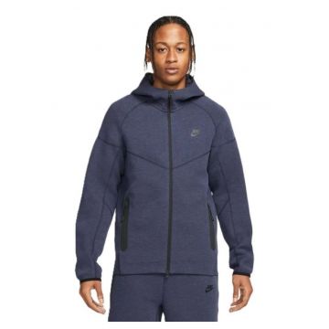 Bluza cu fermoar  pentru Nsw Other Sports - M NK TCH FLC FZ WR HOODIE - FB7921-473 - M INTL - Bleumarin