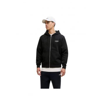 Hanorac JACK &JONES Soho Hood Zip 53383 - Negru
