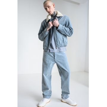 Jacheta lejera din denim Limar - Albastru deschis