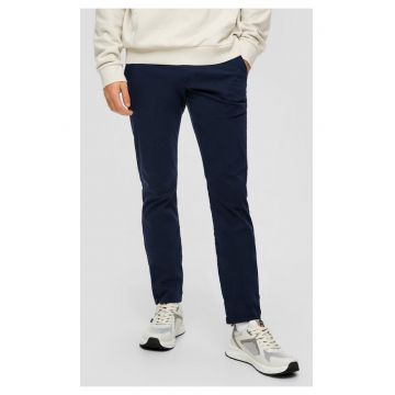 - Pantaloni chino slim fit - Bleumarin inchis