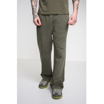 Pantaloni relaxed-fit cu buzunare - Kaki
