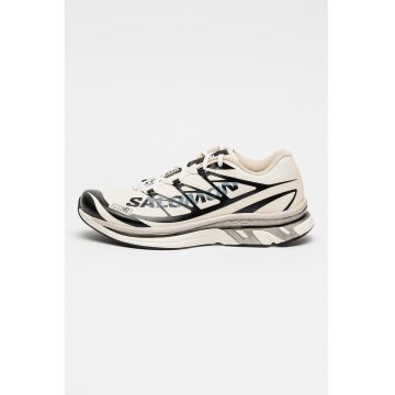 Pantofi sport din plasa cu garnituri din material sintetic Outdoor Plein Air - Negru/Crem