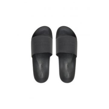 Papuci barbatesti -  piele ecologica negru