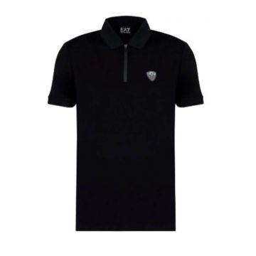 Tricou barbati 8NPF13 - Emporio Armani  Viscoza/Poliamida - Negru