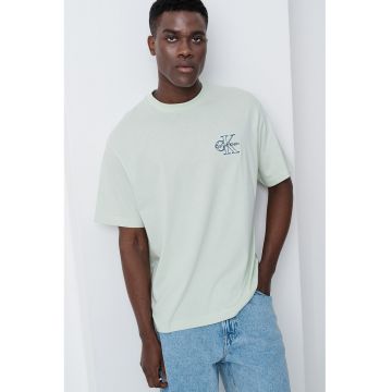 Tricou cu logo - Verde pal