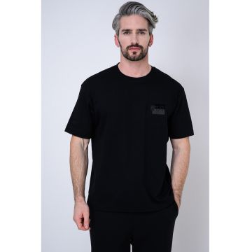 Tricou din bumbac Snow - Negru