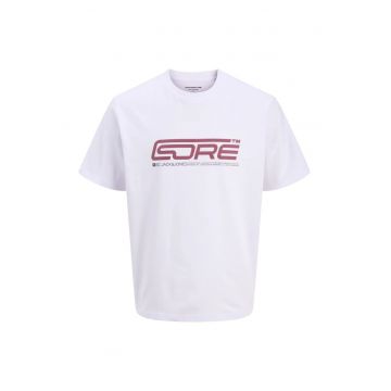 Tricou JACK &JONES Pulse Big Branding 53455 - Alb