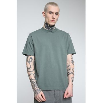 Tricou lejer Collar Zone - Verde sparanghel
