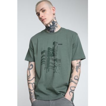 Tricou lejer din bumbac GRX Zone - Verde sparanghel