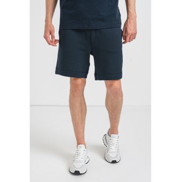 Bermude sport din bumbac - Bleumarin