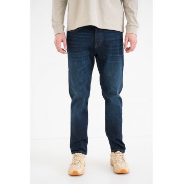 Blugi conici cu buzunare Onyx - Albastru ultramarin