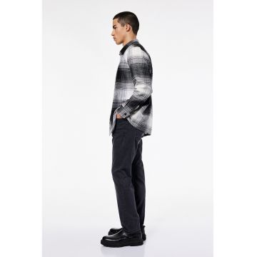 Blugi slim-fit cu buzunare - Negru