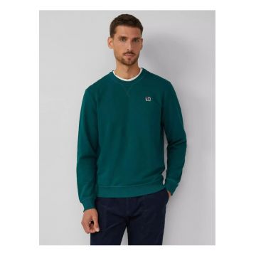 Bluza barbati - cu decolteu la baza gatului - logo - Verde -