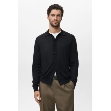 Cardigan din lana - Negru