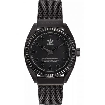 Ceas barbatesc -  inox - 42 mm - rezistent la apa 10 ATM - negru