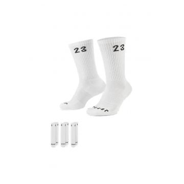 Ciorapi  Essential Crew 3-pack - DA5718-100 12900 - Alb