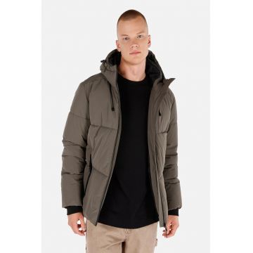 Geaca cu gluga - Maro deschis