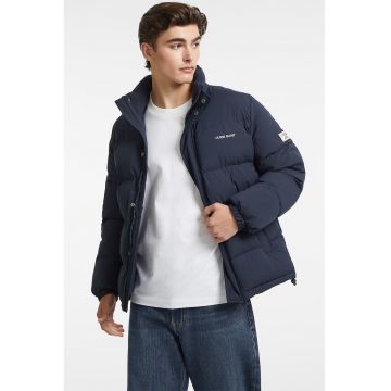 Geaca cu guler inalt - Bleumarin