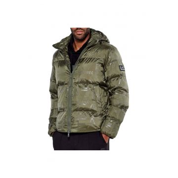 Geaca  EA7 Mountain Poly Down Hood 53612 - Verde