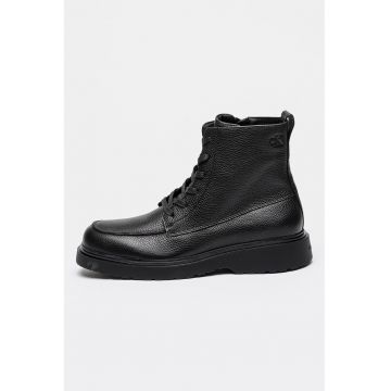 Ghete din piele - Negru