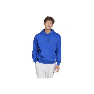 Hanorac barbati - Adidas - Essentials Feelcozy Fleece - bumbac - albastru