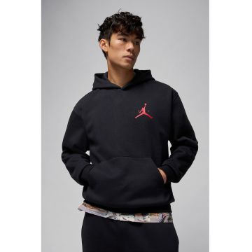 Hanorac cu buzunar kangaroo - pentru baschet Jumpman - Rosu/Negru