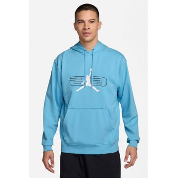 Hanorac din material fleece cu logo pentru baschet - Turcoaz