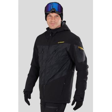 Jacheta cu model colorblock - pentru schi Privet Allmountain - Negru