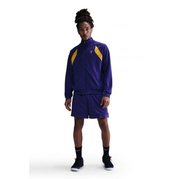 Jacheta cu tehnologie Dri Fit pentru baschet - Albastru lavanda