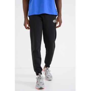 Men - Pantaloni de trening cu detaliu logo Ess Lab Execution - Negru stins