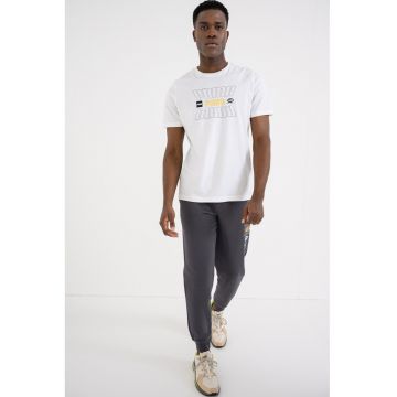 Men - Tricou cu imprimeu logo Ess Lab Holiday - Alb