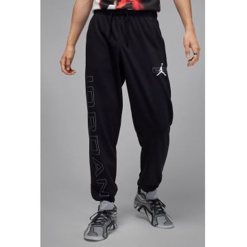 Pantaloni de trening cu snur de ajustare in talie - Negru