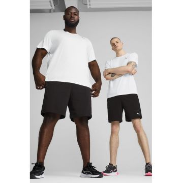 Pantaloni scurti cu logo - pentru fitness - Negru