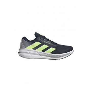 Pantofi cu aspect tricotat pentru alergare Questar 3 - Negru/Verde lime/Gri inchis