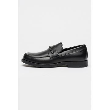 Pantofi loafer din piele Flex - Negru