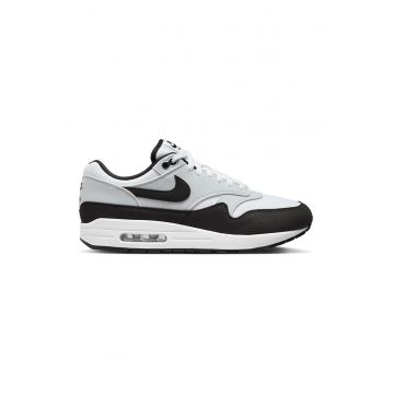 Pantofi sport din material textil Air Max 1 - Alb/Negru/Gri deschis