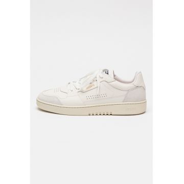 Pantofi sport din piele cu garnituri din piele intoarsa Dice Lo - Alb murdar