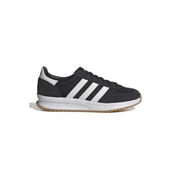 Pantofi sport Run 70s cu insertii din piele intoarsa - Alb/Negru