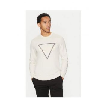 Pulover din amestec de bumbac si matase