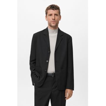 Sacou cu slit pe spate - Negru