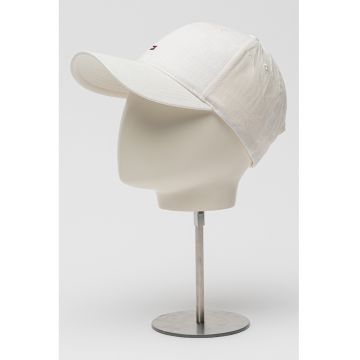 Sapca din in Flag - Alb murdar