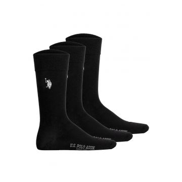 Set de sosete lungi - 3 perechi - Negru