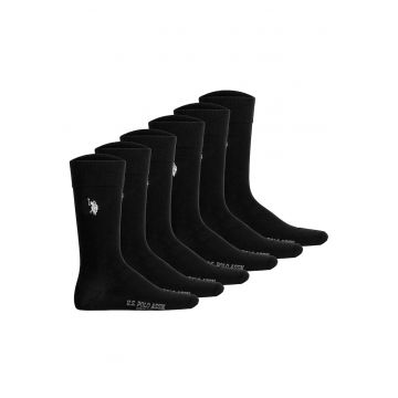 Set de sosete lungi - 6 perechi - Negru