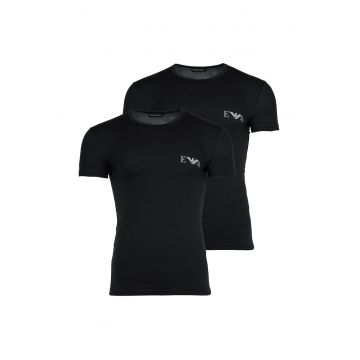 Set de tricouri slim fit - 2 piese - Negru