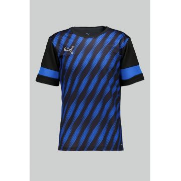 Tricou cu model pentru fotbal Attacanto - Albastru royal/Negru