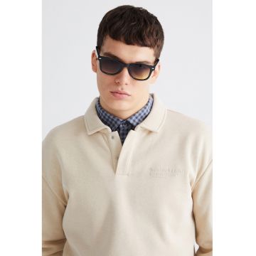 Bluza de trening polo uni - Bej deschis