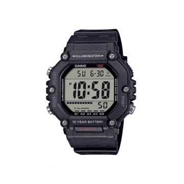 Ceas barbati  AE-1600H-1AVEF - digital - negru - 50mm - rezistent la apa 10 ATM