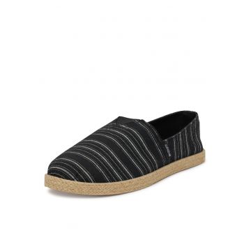 Espadrile barbati -  textil - negru