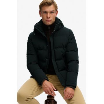 Geaca cu vatelina si gluga Ovin Everest - Verde padure